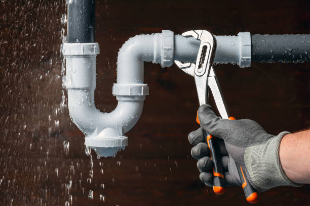 Professional Sewer Line Repair technician working in Marchand, PA
